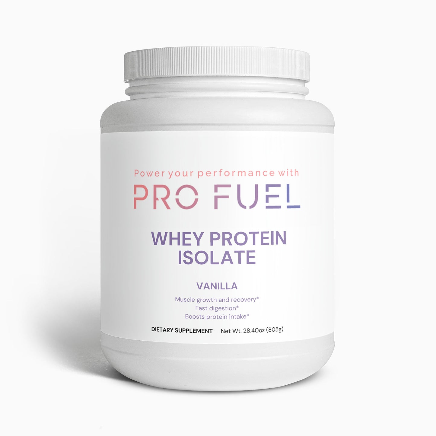 Advanced 100% Whey Protein Isolate (Vanilla)