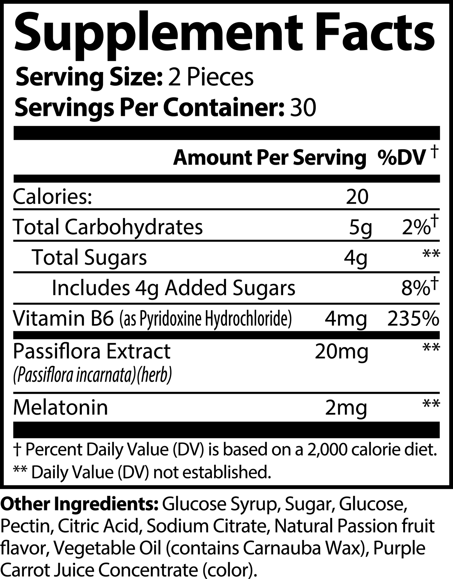 Melatonin Gummies (Adult)